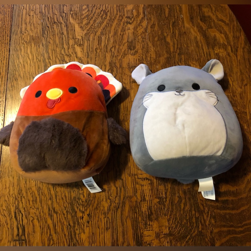 Squishmallows Turkey And Chinchilla
